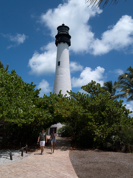 The lighthouse in Bill Baggs Cape park on Key Biscayne - photo by David Littlejohn
