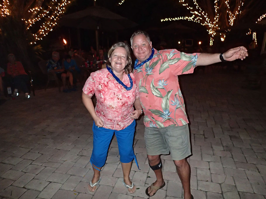 This is a show of Chris and Liz from one of last year's Indiantown Thanksgiving week party.
