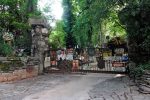 The gate to David's driveway. He was a collector (hoarder) and was featured on an episode of American Pickers.